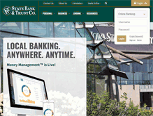 Tablet Screenshot of banksbt.com